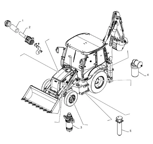 47362223 - Фильтр внешн. возд. экс.погр. B80B/570ST